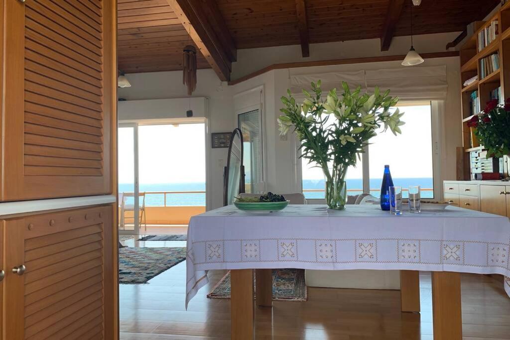 360º Suite With Endless Views To The Ionian Sea Mytikas  Exterior photo