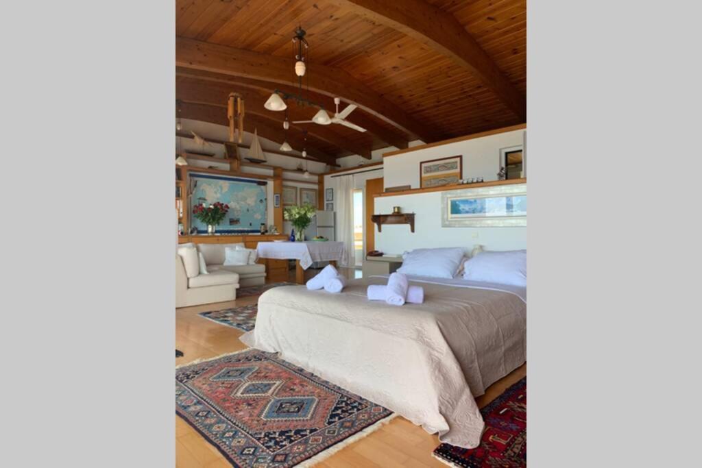 360º Suite With Endless Views To The Ionian Sea Mytikas  Exterior photo